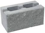 Tvárnice plotová CS BETON Blok 20 jednostranně štípaná s prořezem šedá – 400 × 200 × 200 mm
