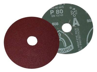 Brusný papír 125 x 22 mm P80 FíBR křížový otvor