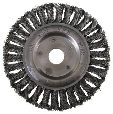 Kartáč drátěný okružní 150 mm copánkový