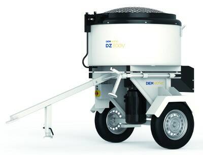 Míchačka stavební s nuceným oběhem Diem DZ 300V mobilní 400V/9,0 kW