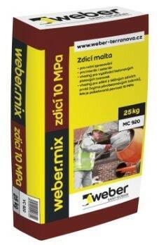 Malta zdicí weber mix 5 MPa – 25 kg