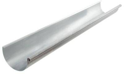 Okapový žlab, rozvinutá šířka 250 mm - pozink - 6 m