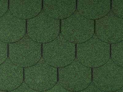 Šindel zelená z oxidovaného asfaltu Guttatec Beaver – 3 m²/bal.