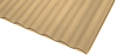 Krytina vlnitá CEMBRIT barva mokka B8 – 1250 × 1020