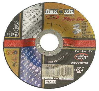 Kotouč řezný nerez 115 x 0,8 mm Flexovit